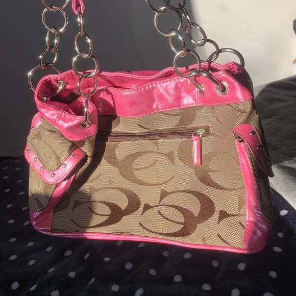 Pink multi pattern purse - Picture 2 of 4